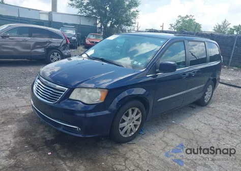 2014 Chrysler Town & Country Touring из США, поврежденный, VIN 2C4RC1BG2ER317886